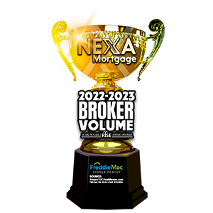 NEXA Mortgage 2022–2023 Broker Volume badge